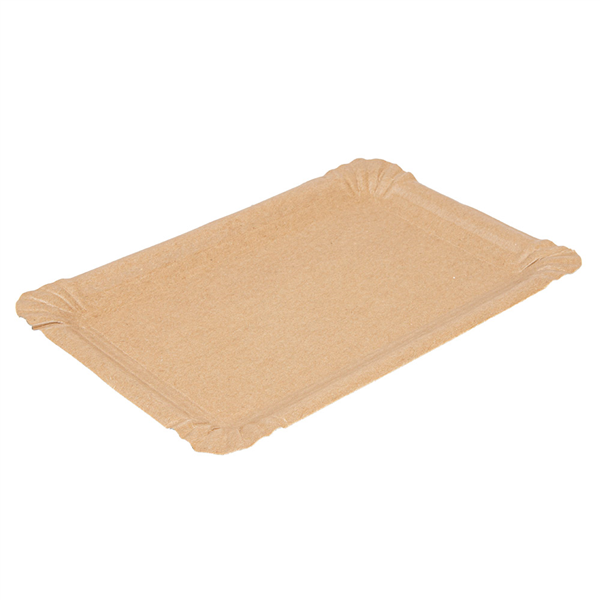 PLATEAUX PÂTISSERIE - PETITS  300 G/M2 20x13 CM NATUREL KRAFT (250 UNITÉ) - Garcia de Pou