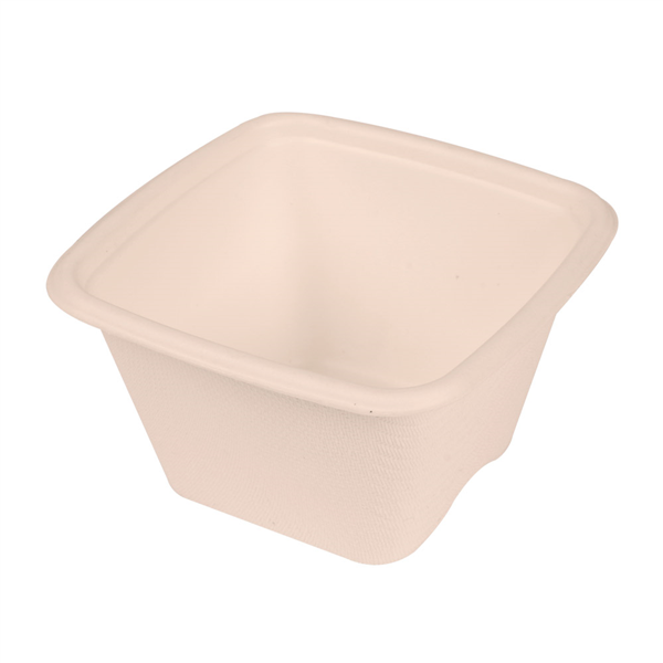 PETITS POTS "BIONIC" 130 ML 7,7x7,7x4,6 CM NATUREL BAGASSE (600 UNITÉ) - Garcia de Pou