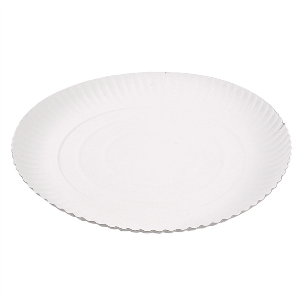 PLATEAUX PÂTISSERIE EN RELIEF  420 G/M2 Ø 26 CM BLANC CARTON (50 UNITÉ) - Garcia de Pou