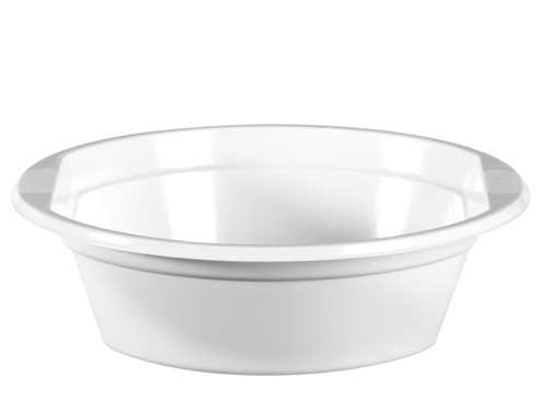 Bol en plastique blanc pour soupe, vaisselle lavable réutilisable, couverts  sûrs pour micro-ondes 667A - AliExpress