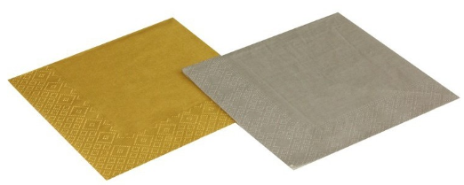 300 feuilles de serviettes de table jetables carré 2 plis
