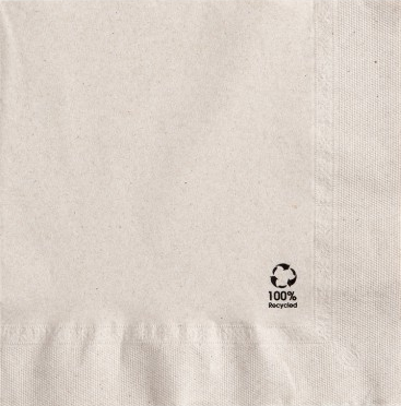 Serviette papier Arrière-pays Peche 40x40 100% coton
