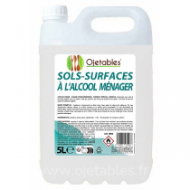 Nettoyant sols et surfaces professionnel alcool ménager - 5litres